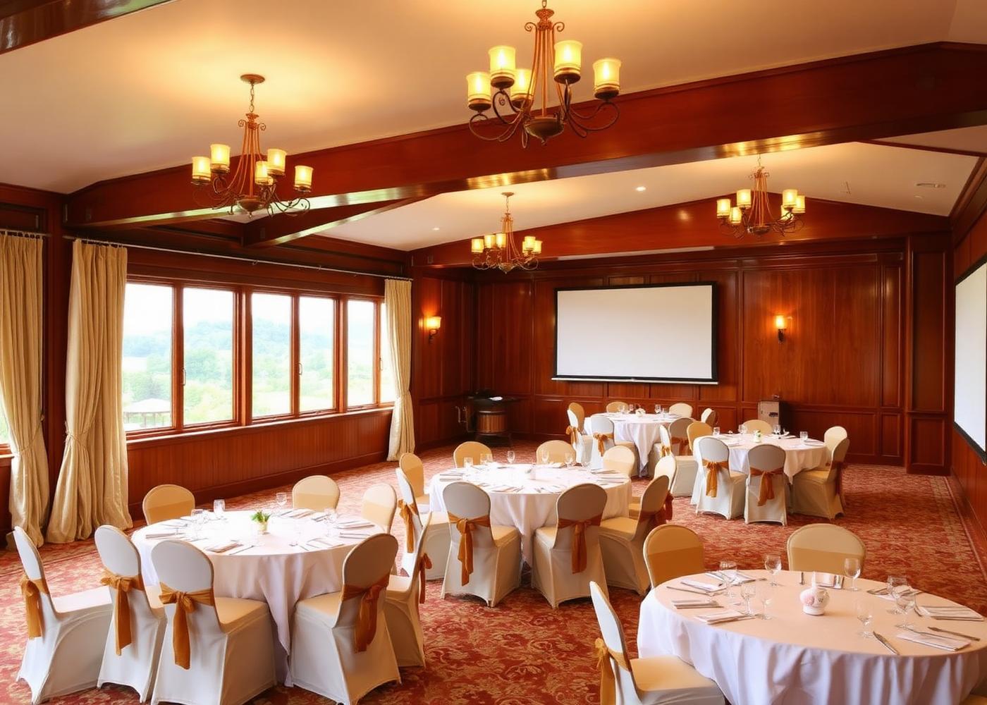Banquet and gathering spaces at Valley View Resort
